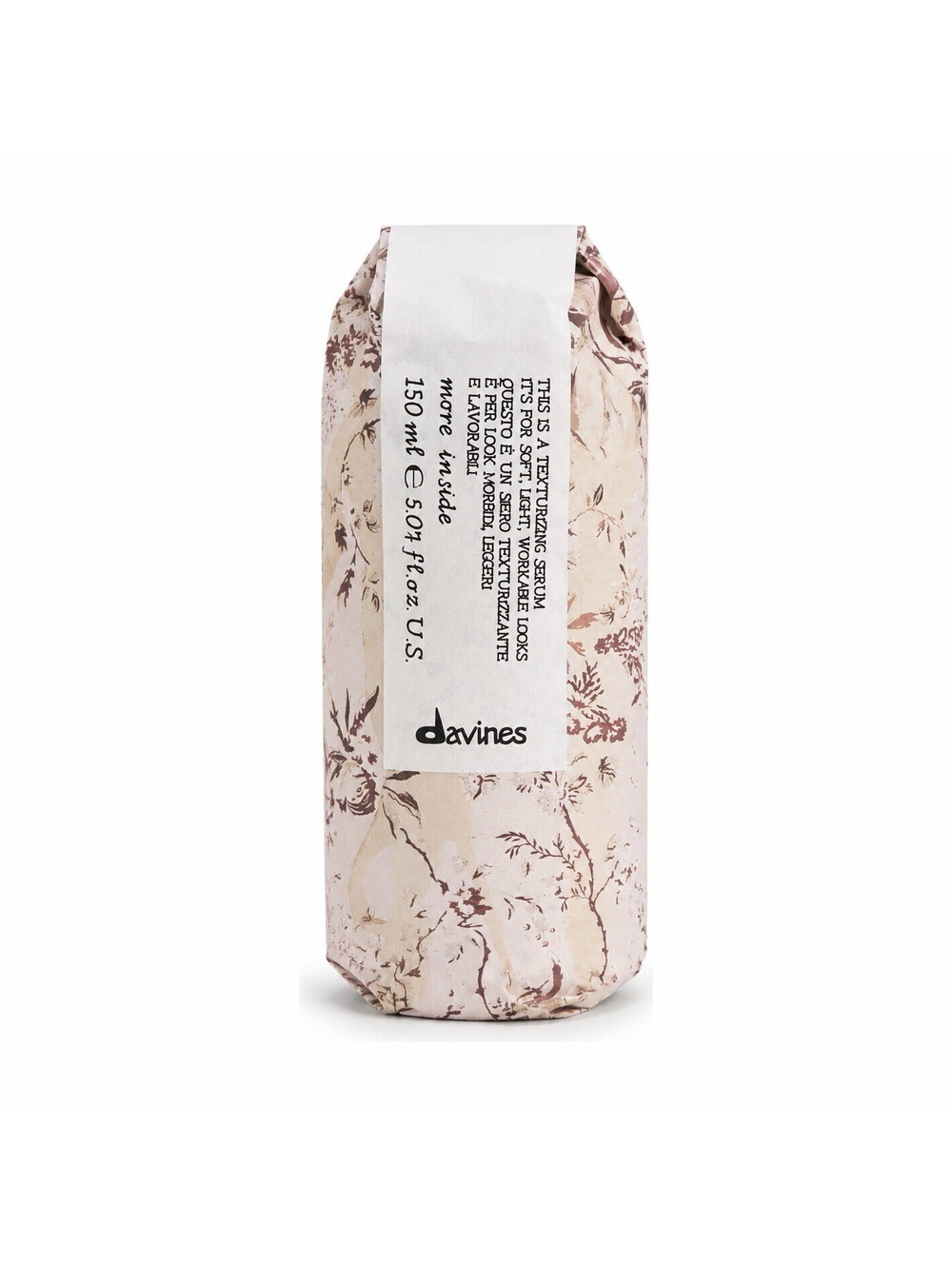 Davines Texturizing Serum 5.07 Oz Soft Light Hold Natural Styling
